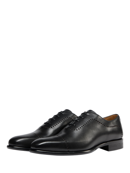 Oliver Sweeney Atrani Leather Oxford Shoes - view 2, Black