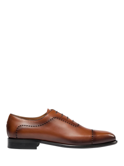 Oliver Sweeney Atrani Leather Oxford Shoes, Dark Tan