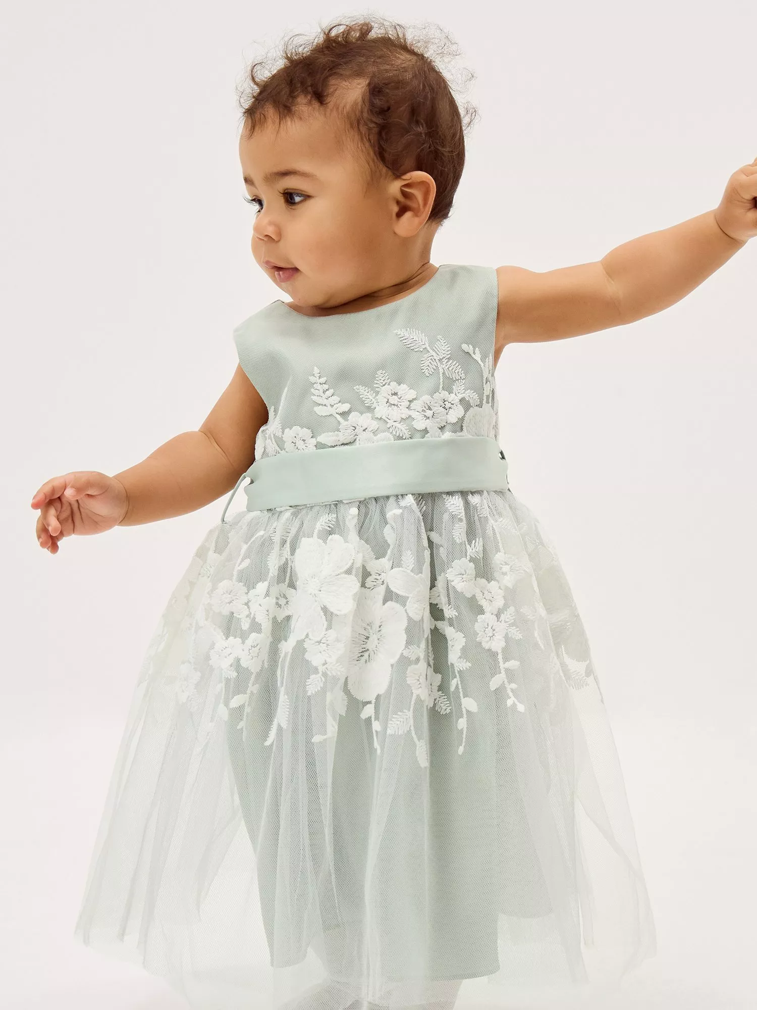 monsoon green lace dress Seafoam Green Soft Tulle Cocktail Dress with Monsoon Light Embroidery