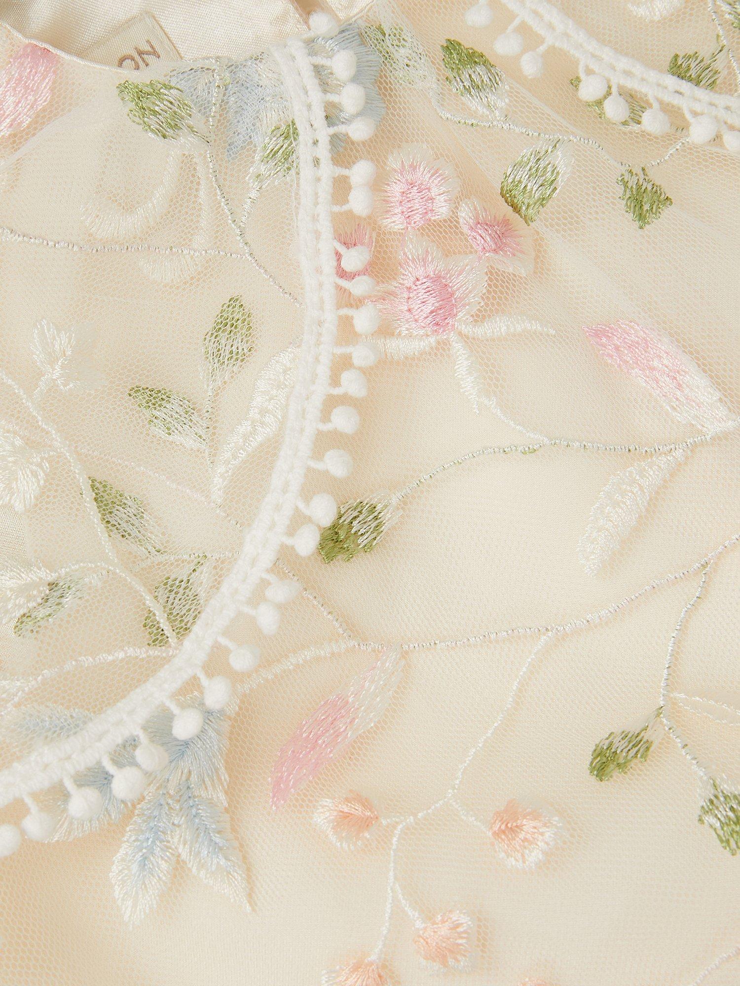 Product image 2 of 3, which shows Monsoon Baby Embroidered Swing Dress, Multi, 0-3 months