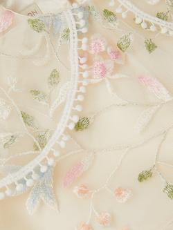 Monsoon Baby Embroidered Swing Dress, Multi - view 2, Multi