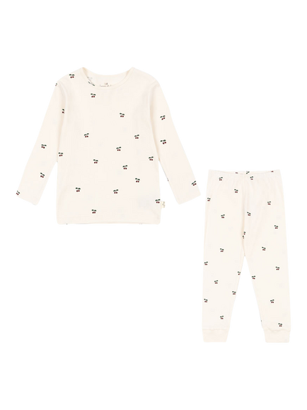Konges Sløjd Baby Organic Cotton Sleepy Pyjamas, Off White, Off White