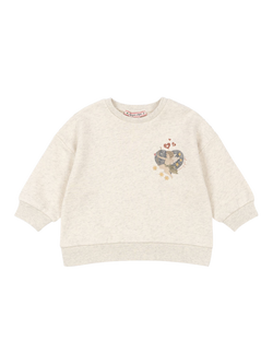 Konges Sløjd Kids' Loupy Lou Jumper, Off White Melange, Off White Melange