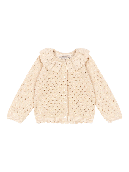 Konges Sløjd Kids' Holiday Cardigan, Buttercream