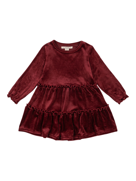 Konges Sløjd Kids' Jingle Dress, Red Dahlia, Red Dahlia