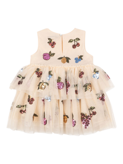 Konges Sløjd Kids' Yvonne Fairy Dress, White/Multi - view 2, White/Multi