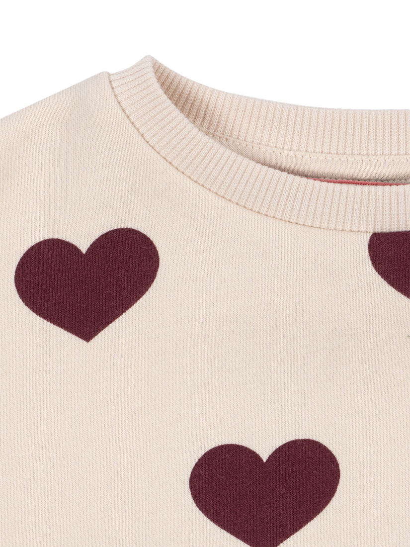 Product image 3 of 3, which shows Konges Sløjd Kids' Lou Sweatshirt, Off White, 6 months