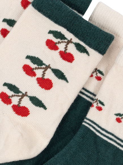 Konges Sløjd Kids' Cherry Socks, Multi - view 2, Multi