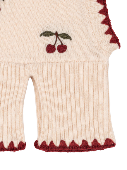 Konges Sløjd Kids' Collette Balaclava, Off White - view 2, Off White