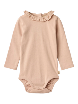 WHEAT Baby Ena Bodysuit, Rose Dust, Rose Dust