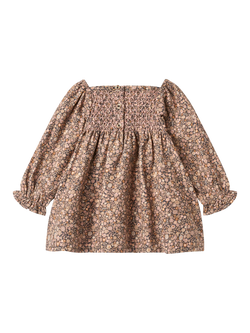 WHEAT Baby Bella Floral Smock Dress, Black Sea Garden - view 2, Black Sea Garden