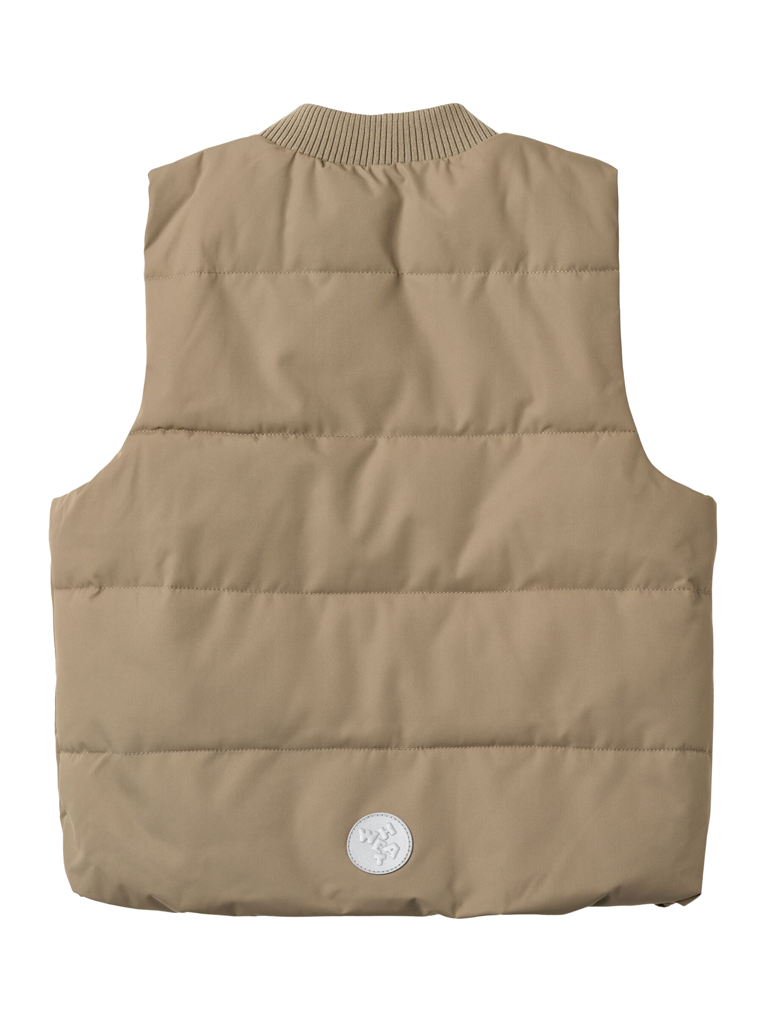 Product image 2 of 2, which shows WHEAT Baby Lakas Puffer Gilet, Grey Stone, 2 years