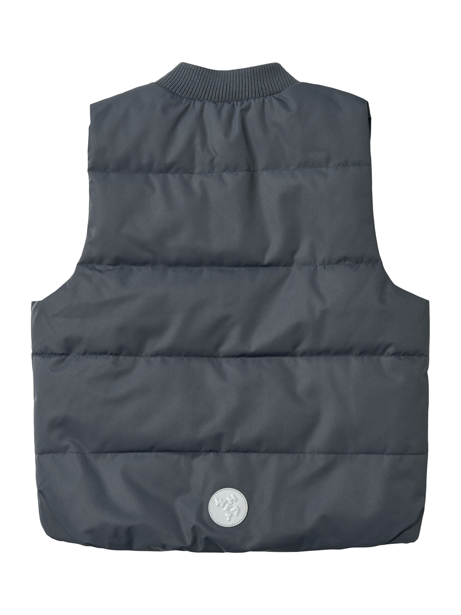 Product image 2 of 2, which shows WHEAT Baby Lakas Puffer Gilet, Ink, 2 years