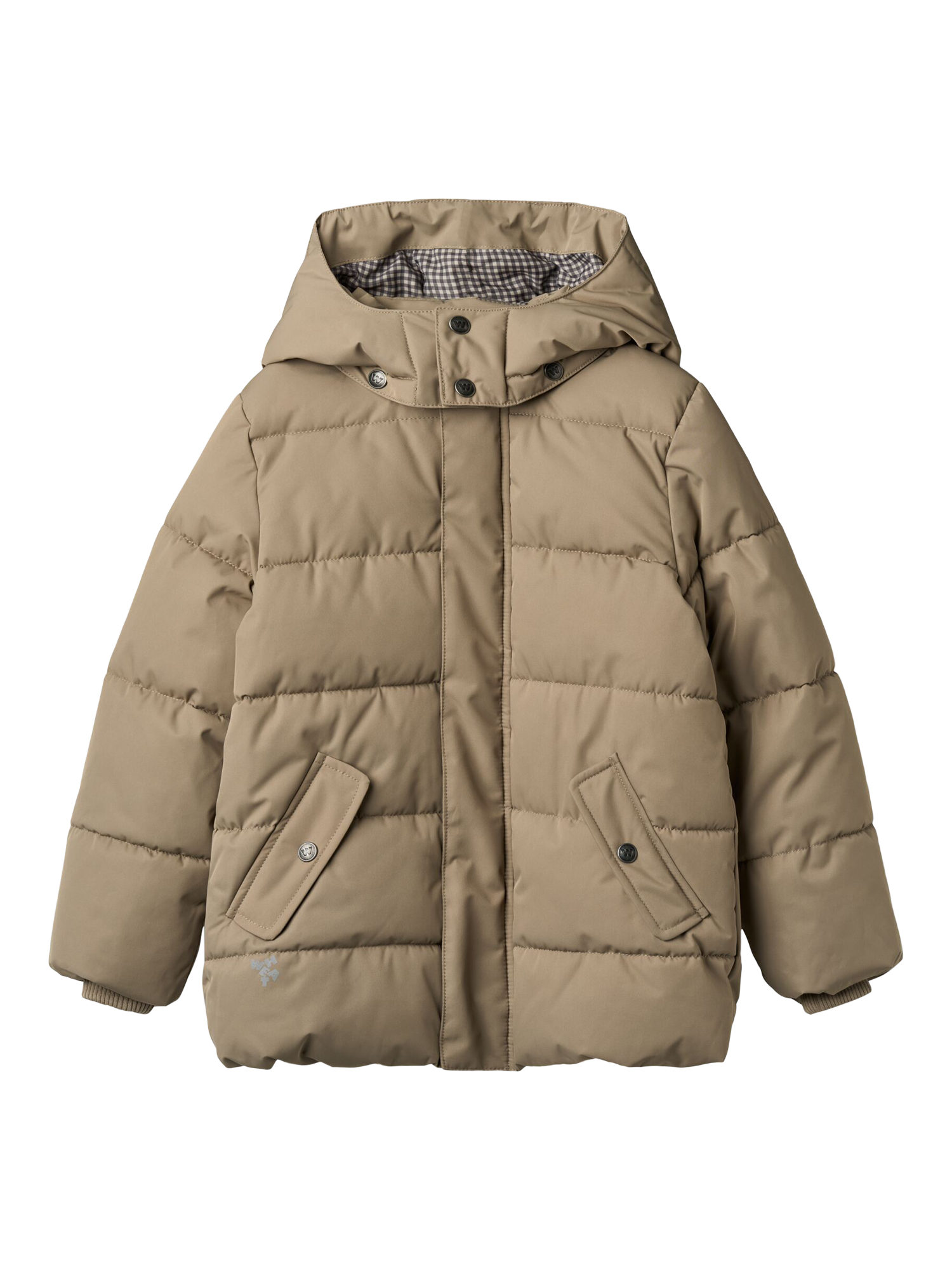 Product image 1 of 5, which shows WHEAT Kids' Gael Puffer Jacket, Grey Stone, 3 years