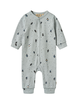 WHEAT Baby Bendji Romper Suit, Soft Rain/Multi, Soft Rain/Multi