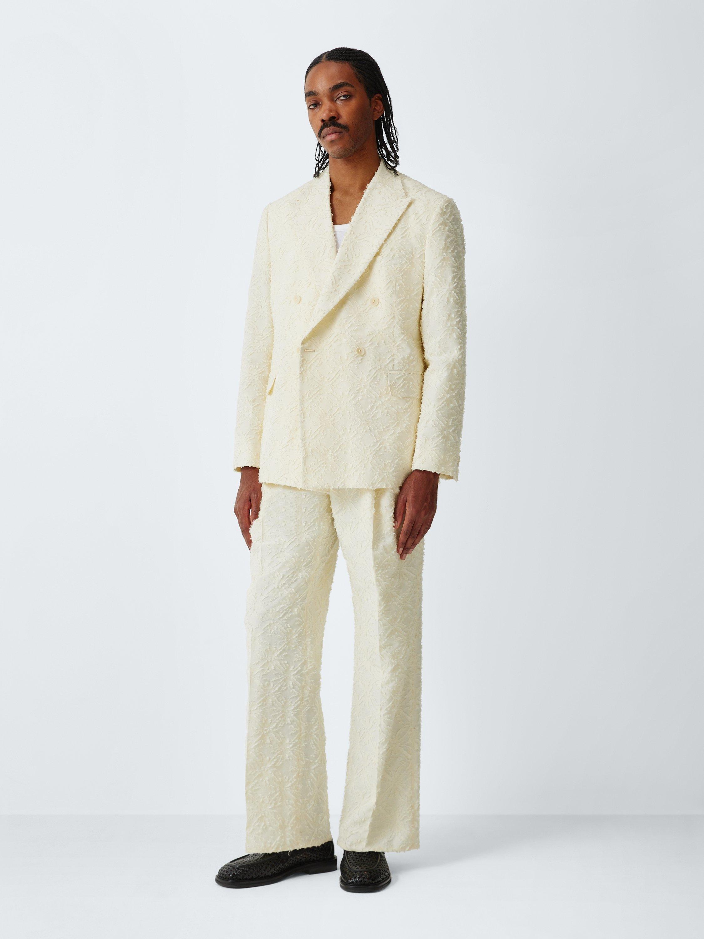 John Lewis x LABRUM Regular Fit Double Breasted Cotton Blend Suit