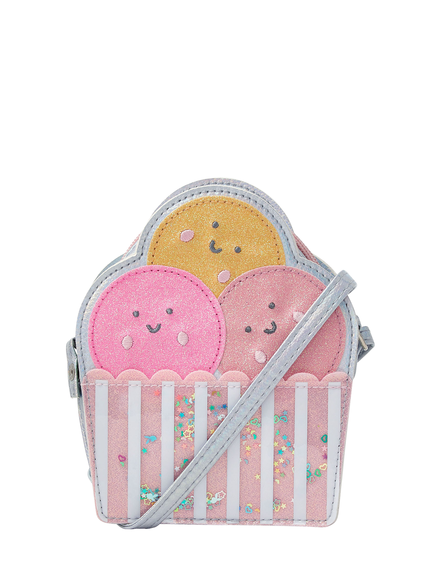 Product image 1 of 4, which shows Angels by Accessorize Kids' Ice Cream Sundae Bag, Multi, One Size