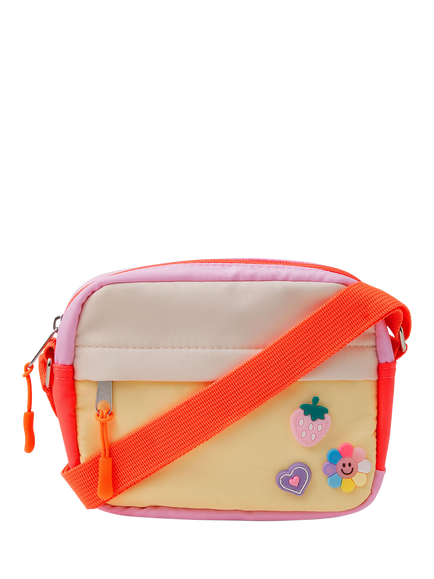 Angels by Accessorize Kids' Colourblock Camera Bag, Multi, Multi