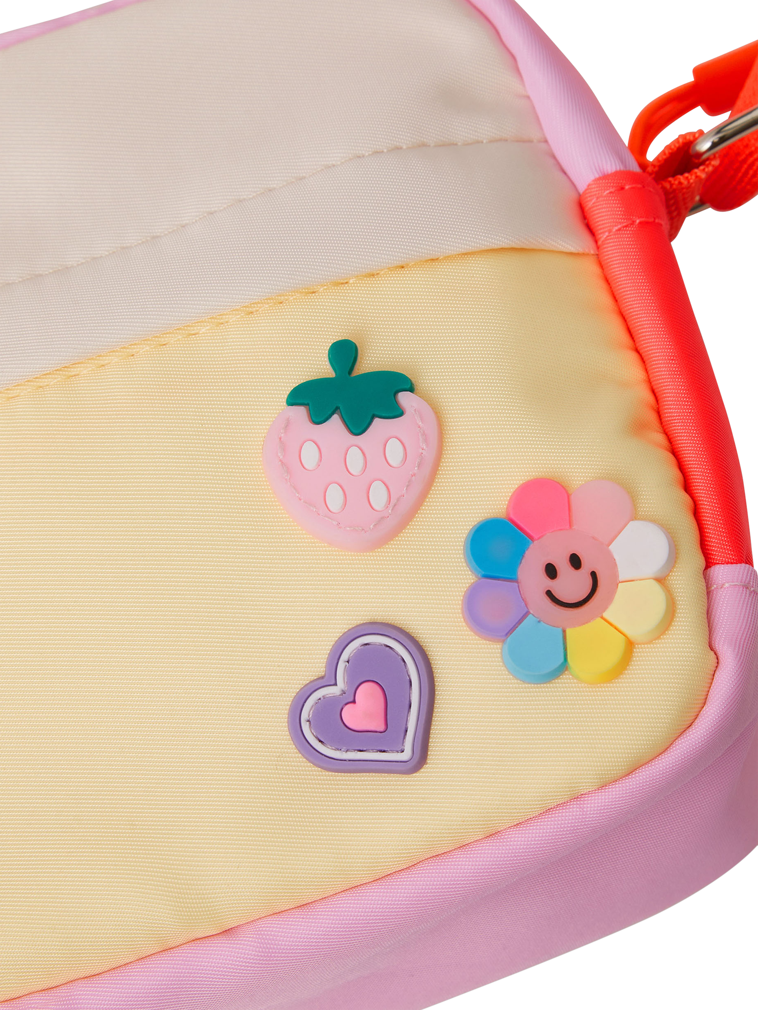 Product image 3 of 4, which shows Angels by Accessorize Kids' Colourblock Camera Bag, Multi, One Size