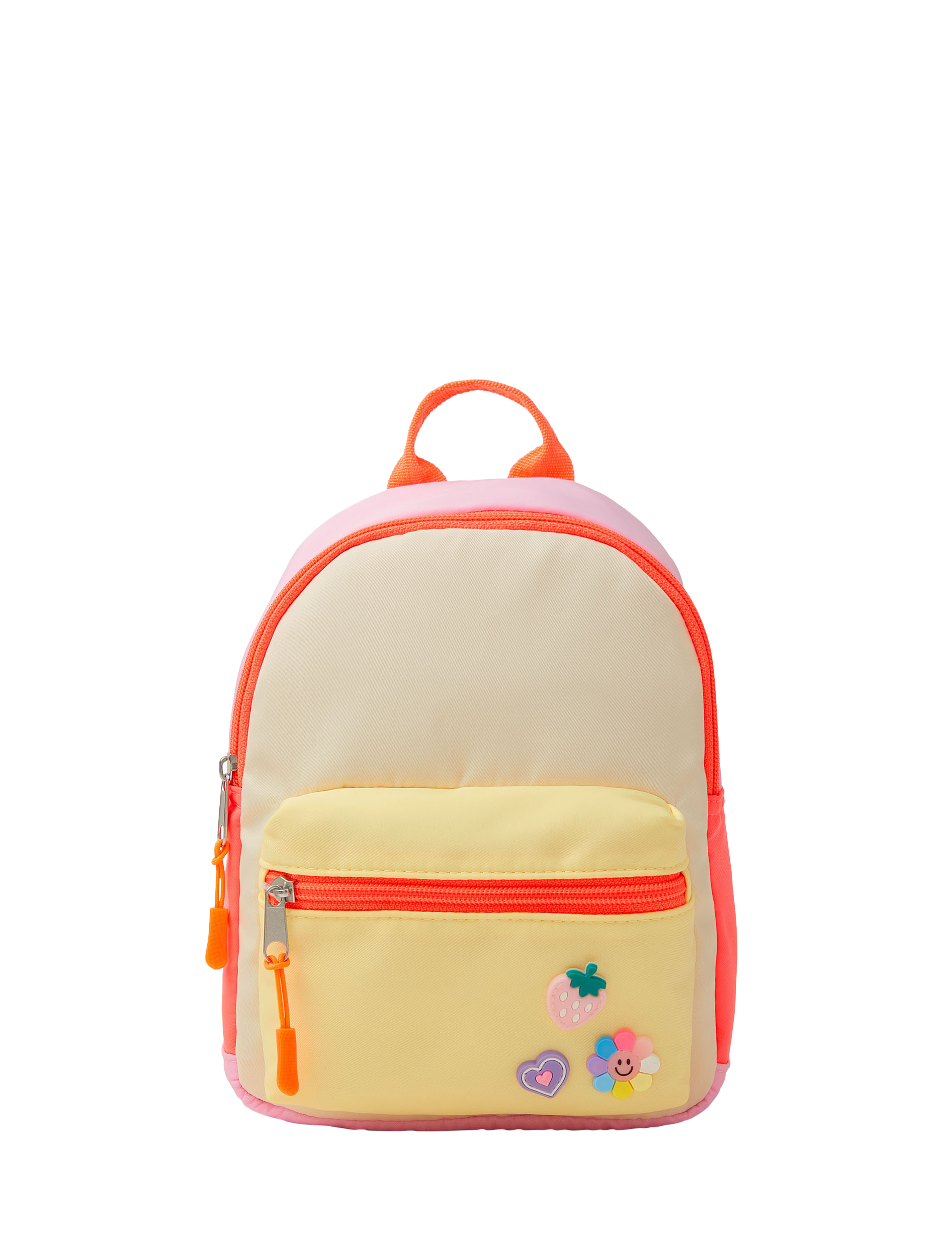 Product image 1 of 4, which shows Angels by Accessorize Kids' Colourblock Backpack, Multi, One Size