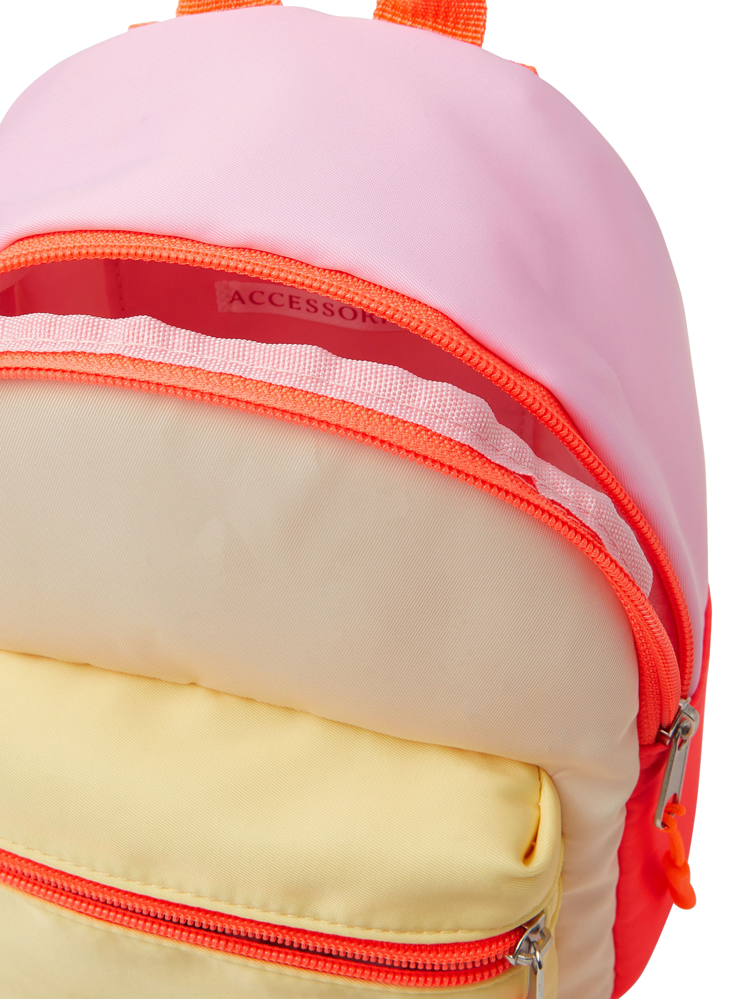 Product image 3 of 4, which shows Angels by Accessorize Kids' Colourblock Backpack, Multi, One Size