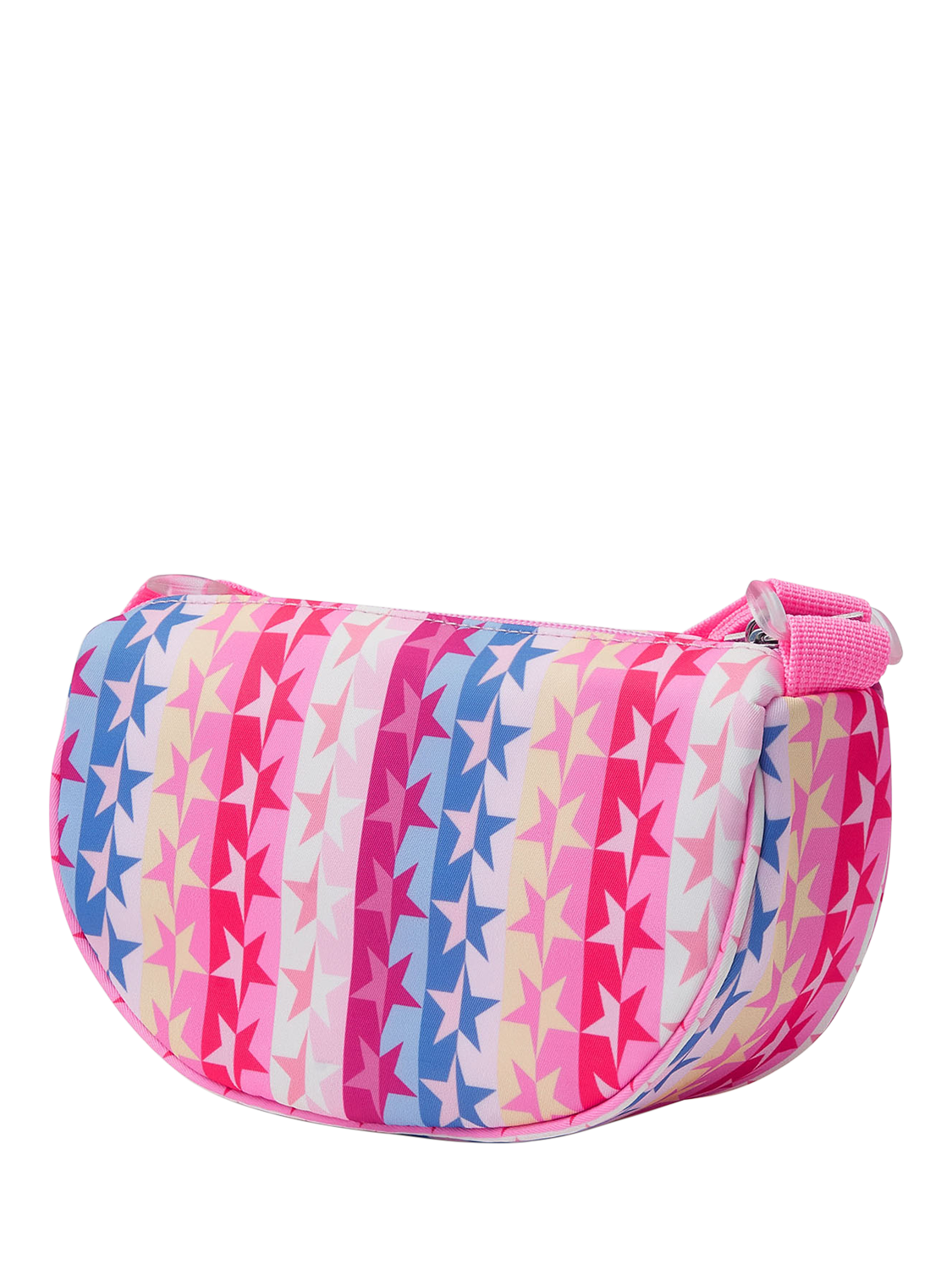Product image 2 of 4, which shows Angels by Accessorize Kids' Star Print Crossbody Bag, Multi, One Size