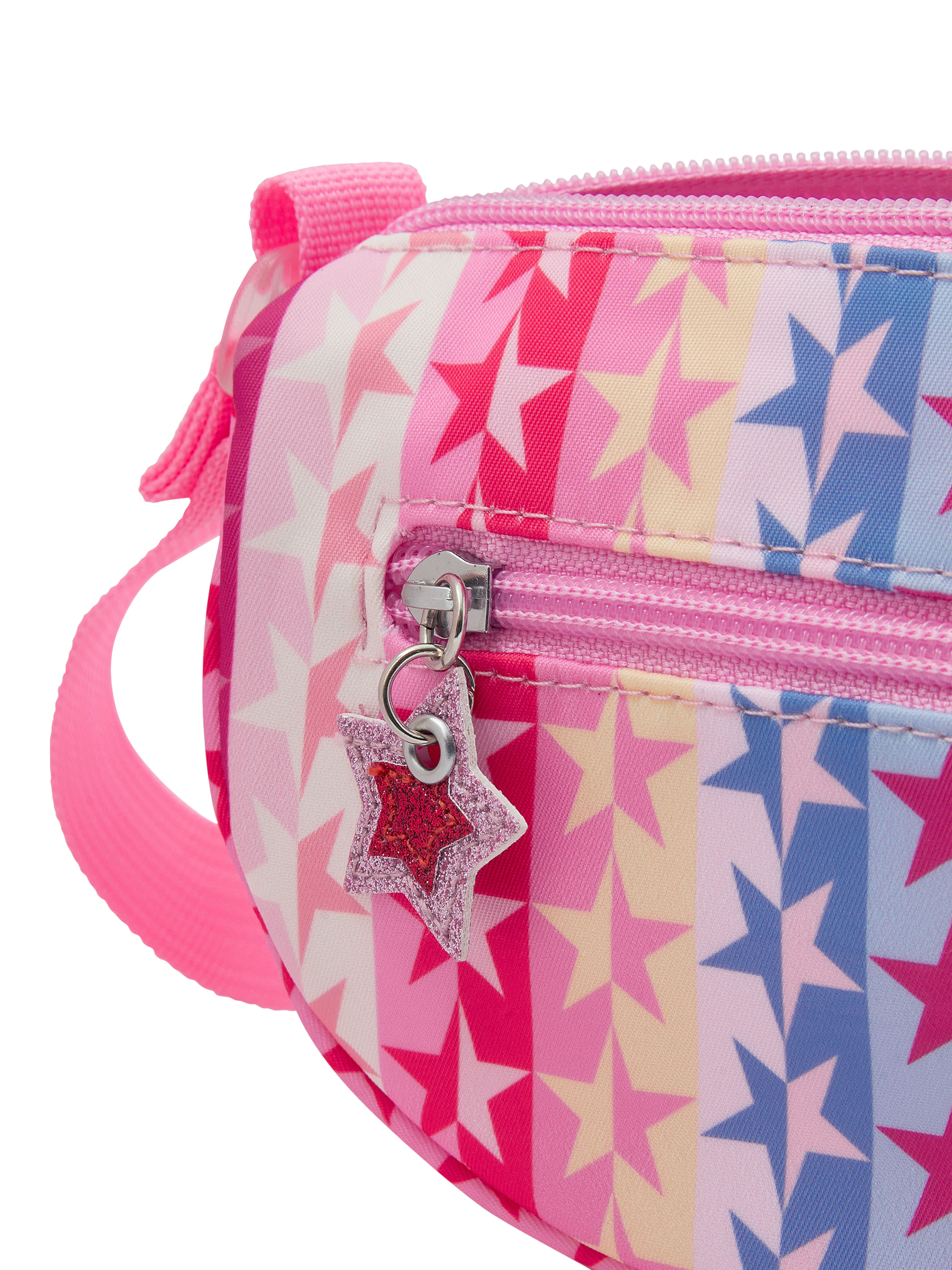 Product image 4 of 4, which shows Angels by Accessorize Kids' Star Print Crossbody Bag, Multi, One Size