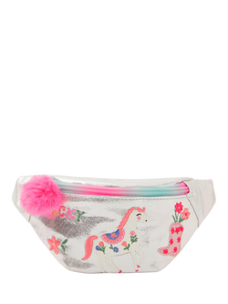 Angels by Accessorize Kids' Prairie Belt Bag, Silver, Silver