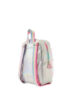 Angels by Accessorize Kids' Iridescent Unicorn Backpack, Silver - view 2, Silver