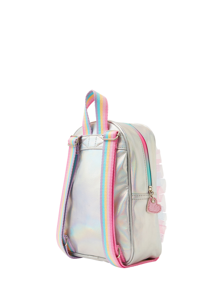 Angels by Accessorize Kids' Iridescent Unicorn Backpack, Silver - view 2, Silver