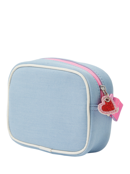 Angels by Accessorize Kids' Embroidered Prairie Crossbody Bag, Blue - view 2, Blue
