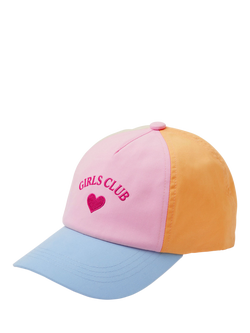 Angels by Accessorize Kids' Girls Club Colourblock Baseball Cap, Multi