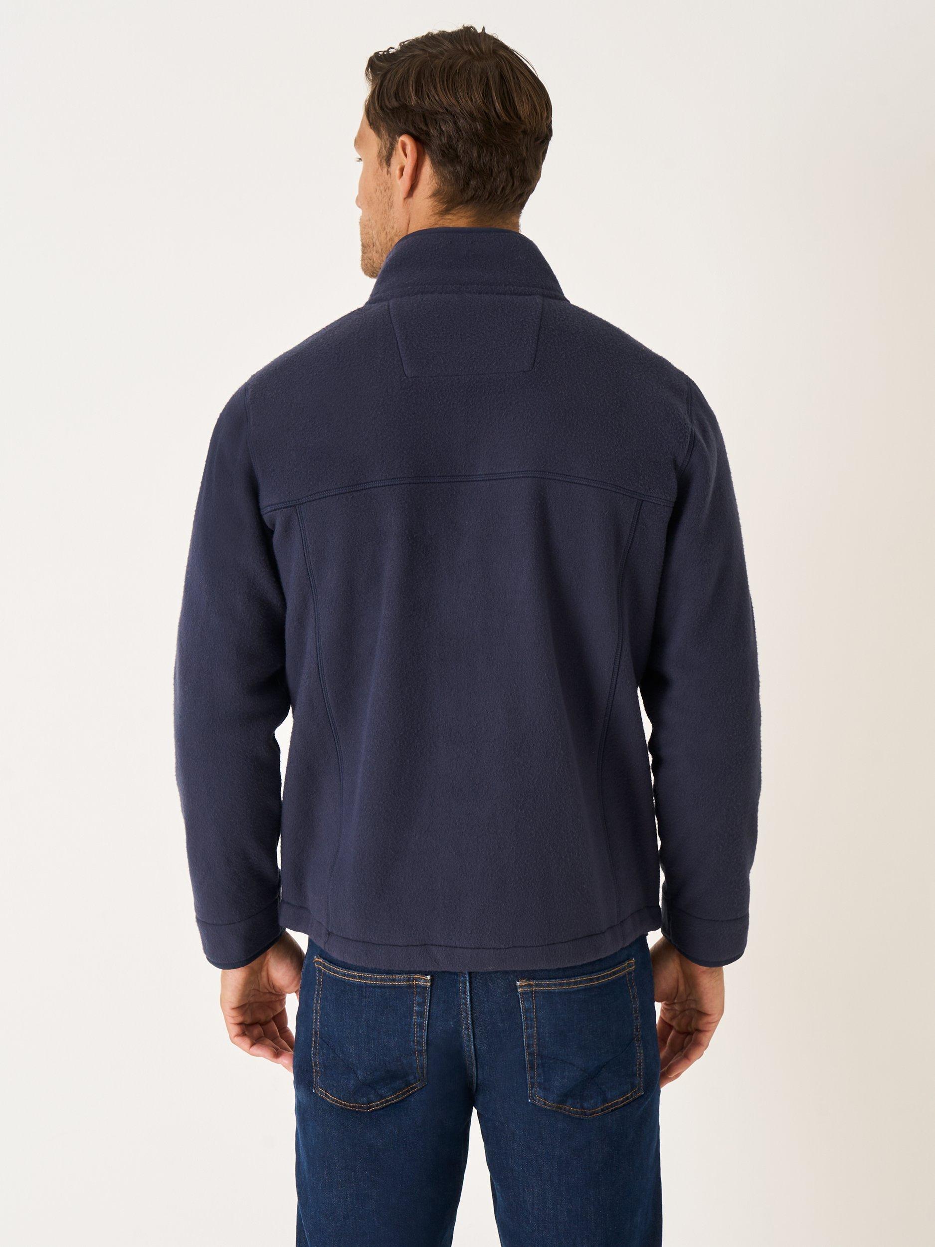 Product image 2 of 5, which shows Crew Clothing Aldringham Windbreaker Jacket, Navy Blue, L