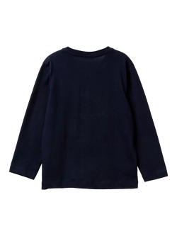 Benetton Kids' Skate Kit Long Sleeve T-Shirt, Blue - view 2, Blue