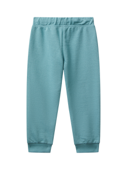 Benetton Kids' Cotton Joggers - view 2, Green