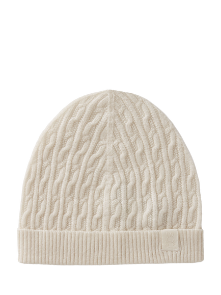 Benetton Kids' Wool Blend Beanie Hat, White