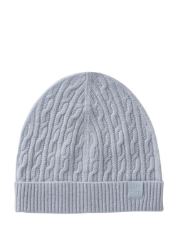Benetton Kids' Wool Blend Beanie Hat, Blue