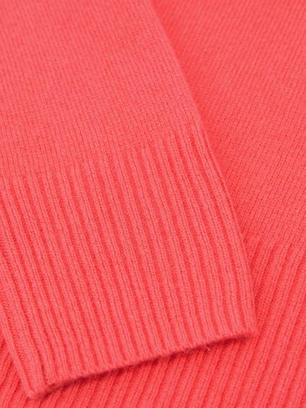 Reiss Kids' Anya Wool Blend Open Stitch Jumper, Coral - view 2, Coral