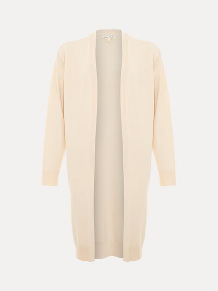 Phase Eight Sabrina Longline Cardigan, Ivory, Ivory