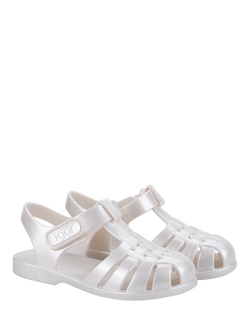 IGOR Kids' Clasica Jelly Sandals, Pearl, Pearl