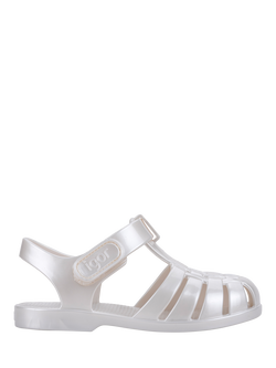 IGOR Kids' Clasica Jelly Sandals, Pearl - view 2, Pearl