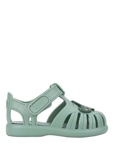 IGOR Kids' Tobby Crocodile Jelly Sandals, Matcha Green - view 2, Matcha Green