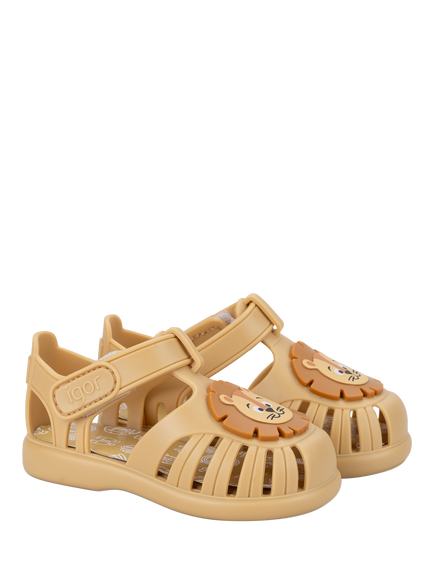 IGOR Kids' Tobby Lion Jelly Sandals, Yellow, Yellow