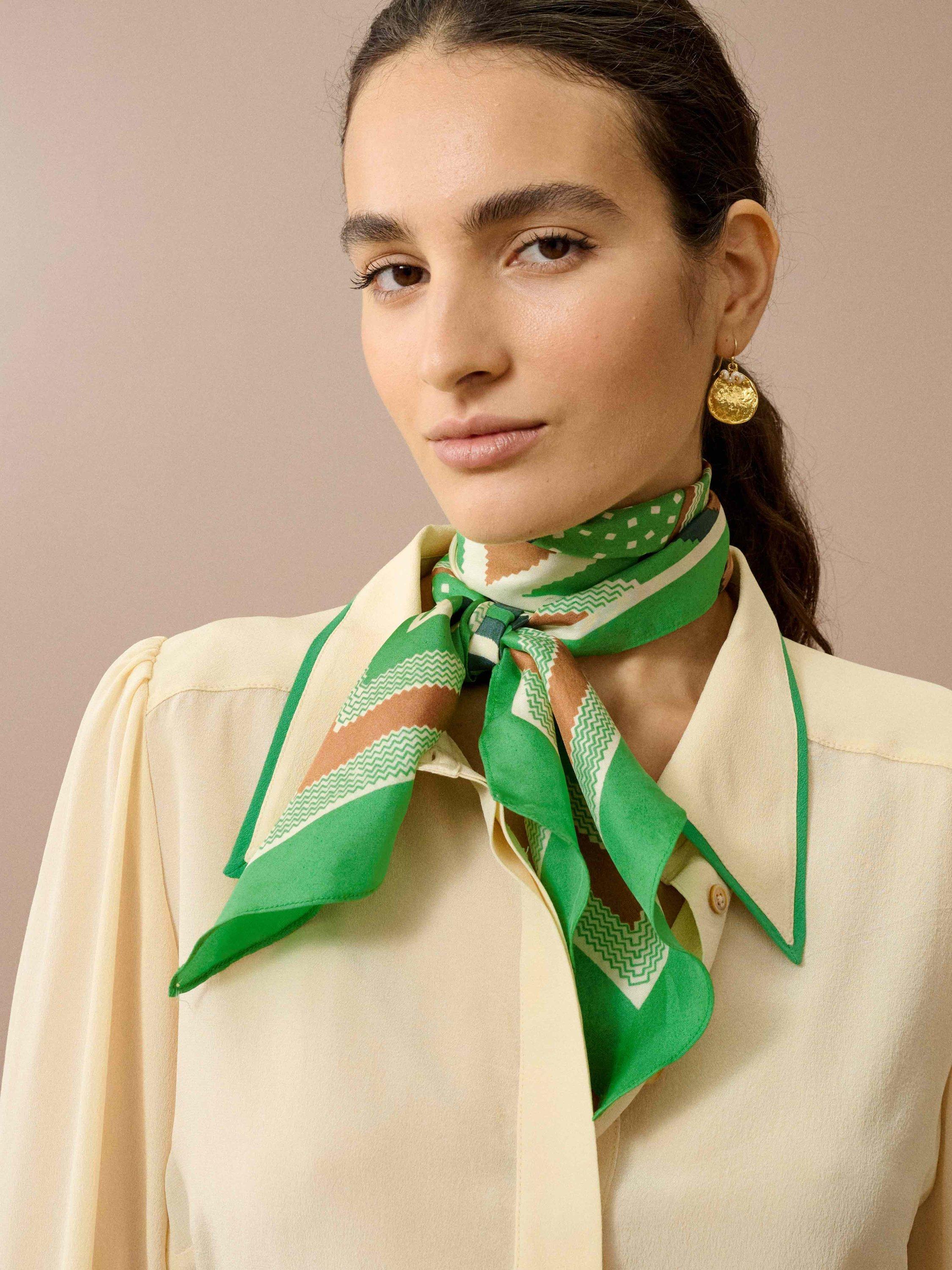 Product image 2 of 2, which shows Brora Stripe Pure Silk Twill Neck Tie, Toffee Apple, One Size