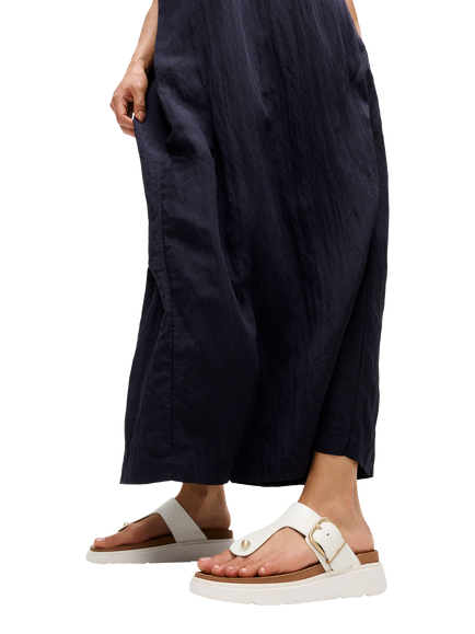 FitFlop Gen-FF Leather Buckle Toe Post Sandals, White - view 2, White