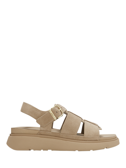 FitFlop Gen-FF Suede Fisherman Sandals, Cappuccino, Cappuccino