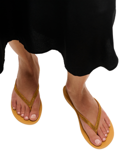 FitFlop IQushion Sparkle Flip-Flops - view 2, Turmeric