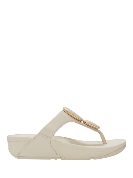 FitFlop Lulu Marbled Stone Toe Post Sandals, Beige, Beige