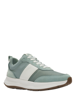 FitFlop F-Mode Flow Trainers, Frosted Sage - view 2, Frosted Sage