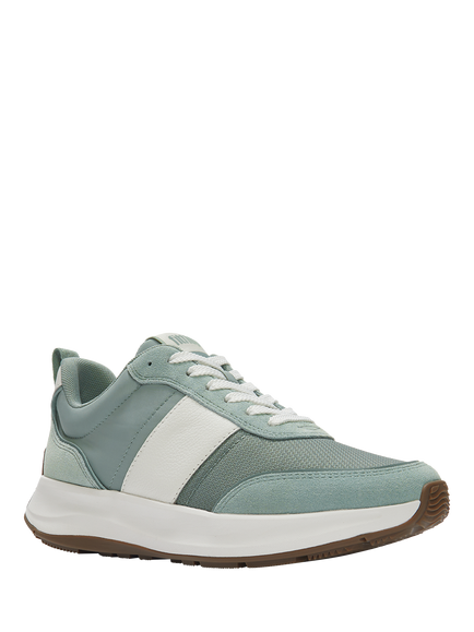 FitFlop F-Mode Flow Trainers, Frosted Sage - view 2, Frosted Sage